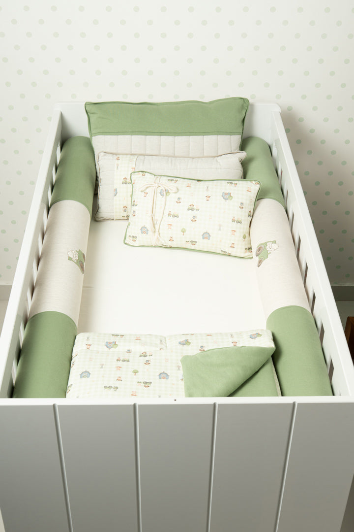 Kit Berço Fazendinha Hug 9 Peças