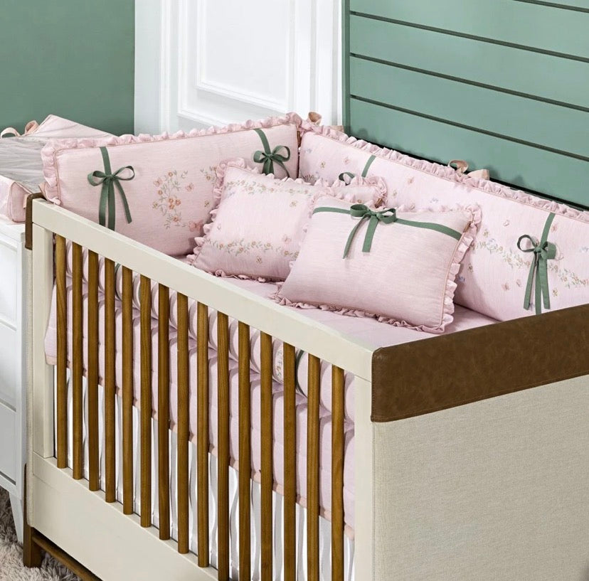 Kit Berço Florescer da Primavera Batistela 10 Peças