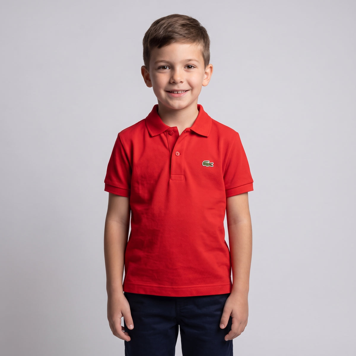 Camiseta Polo Lacoste Básica Piquet Bordada