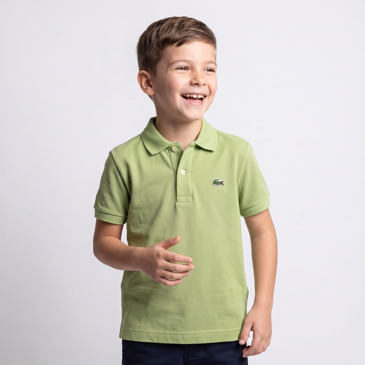 Camiseta Polo Lacoste Básica Piquet Bordada