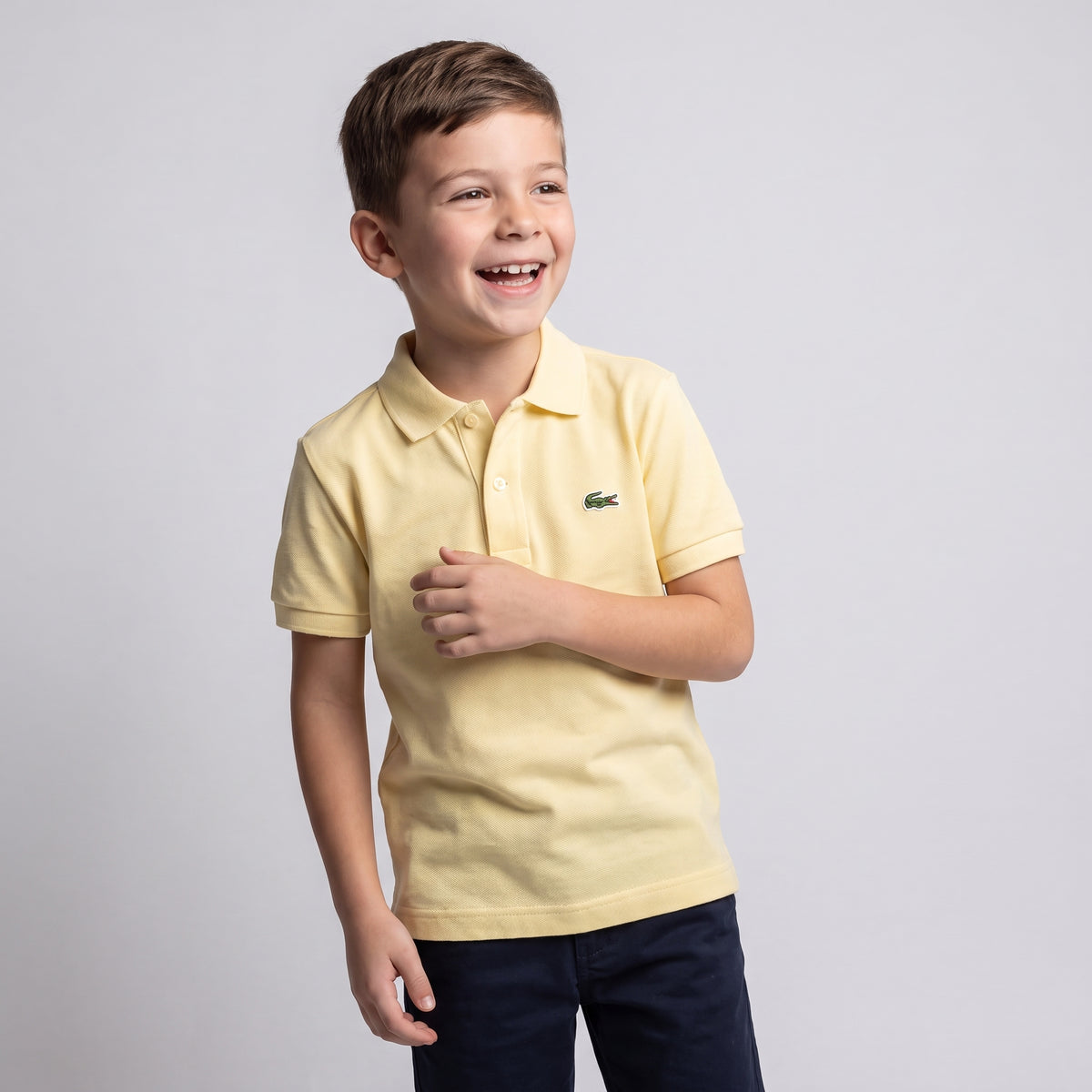 Camiseta Polo Lacoste Básica Piquet Bordada