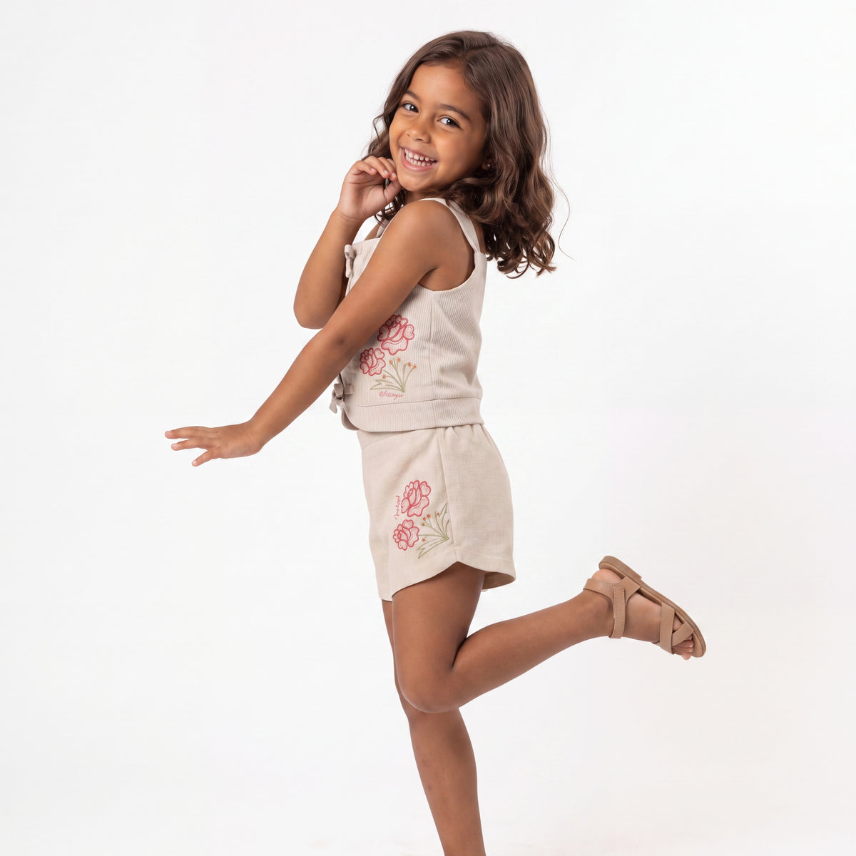 Conjunto Feminino Rosas Málagah