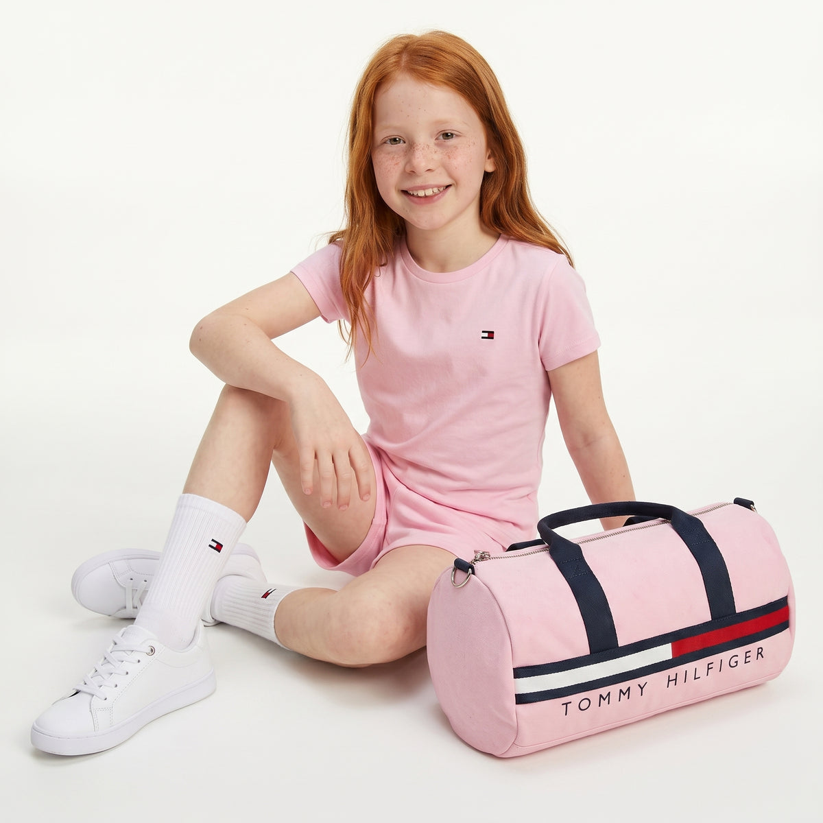 Bolsa Tommy Hilfiger Duffle Infantil Flag Stripe