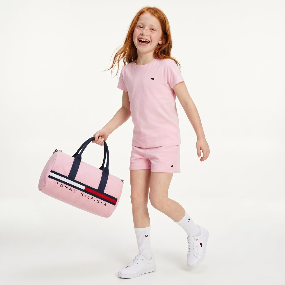 Bolsa Tommy Hilfiger Duffle Infantil Flag Stripe