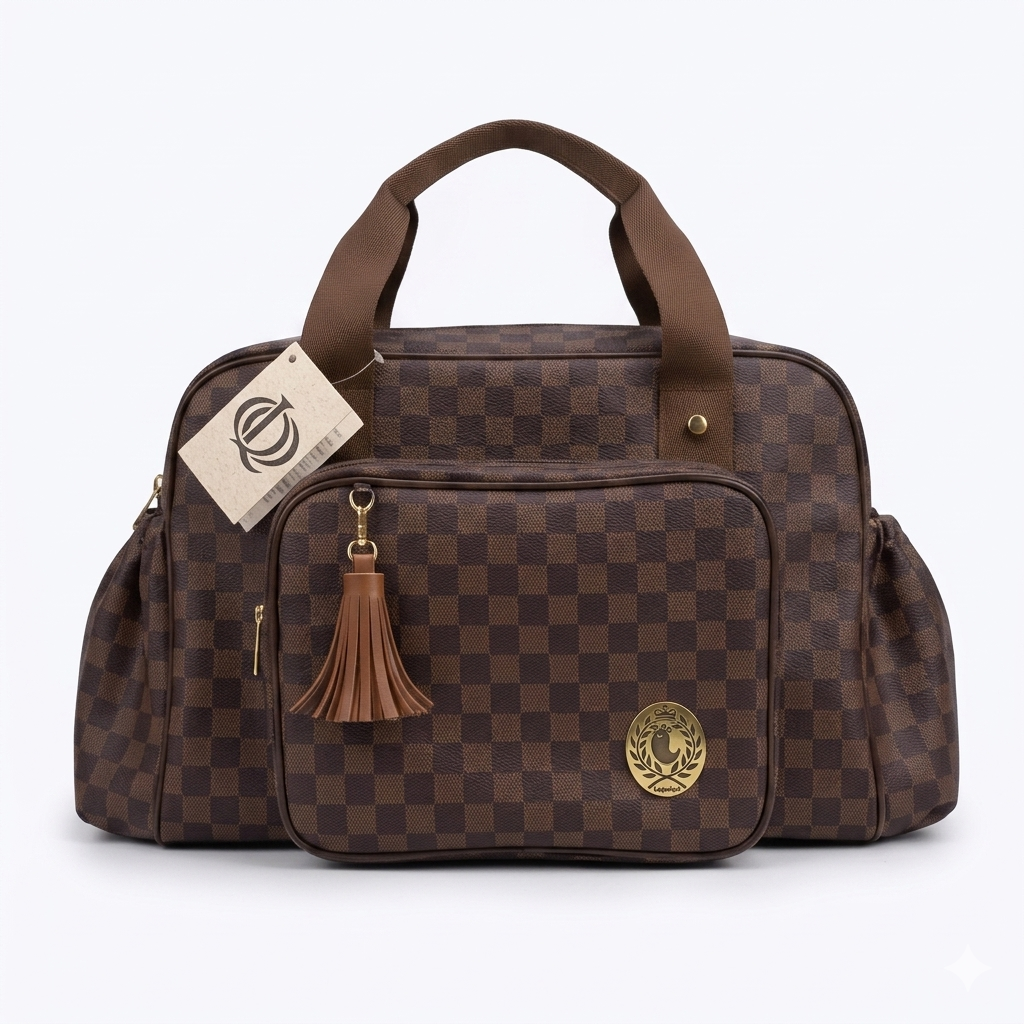 Bolsa Maternidade Lequiqui Escocesa Grande