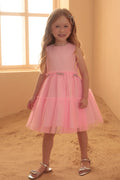 Vestido De Festa Málagah Tule Rosa