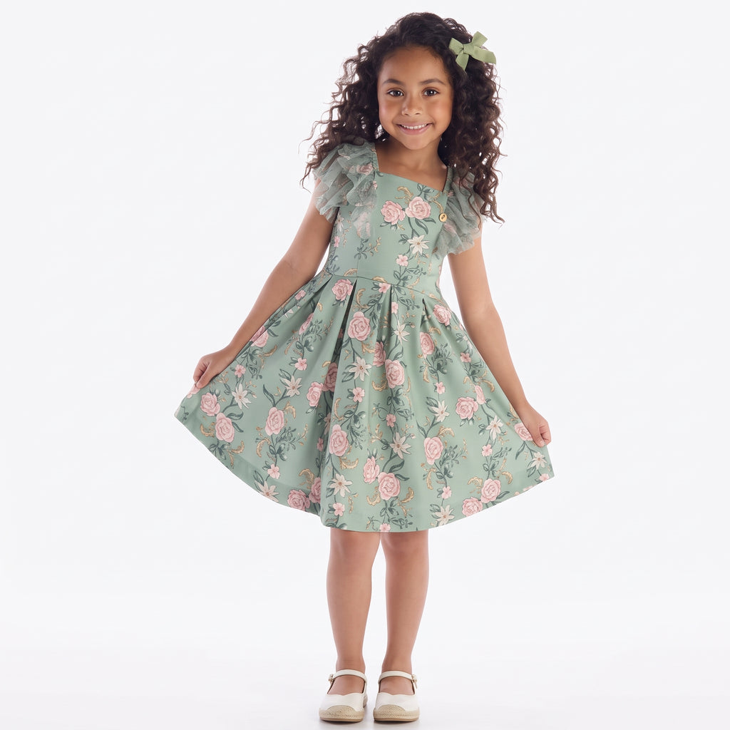 Vestido Kiki Casual Malha Tule