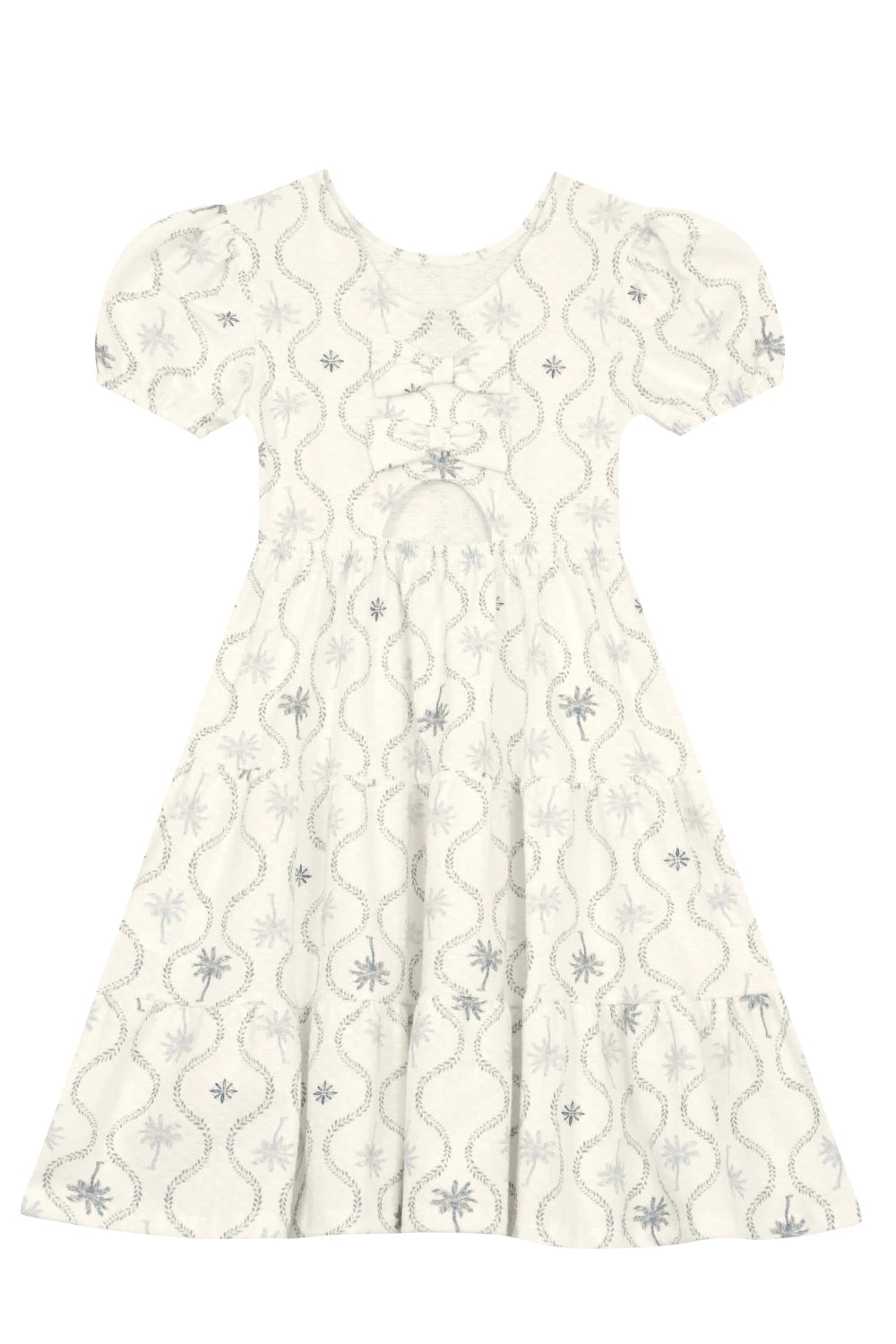 Vestido Texturizado Off White Mundi