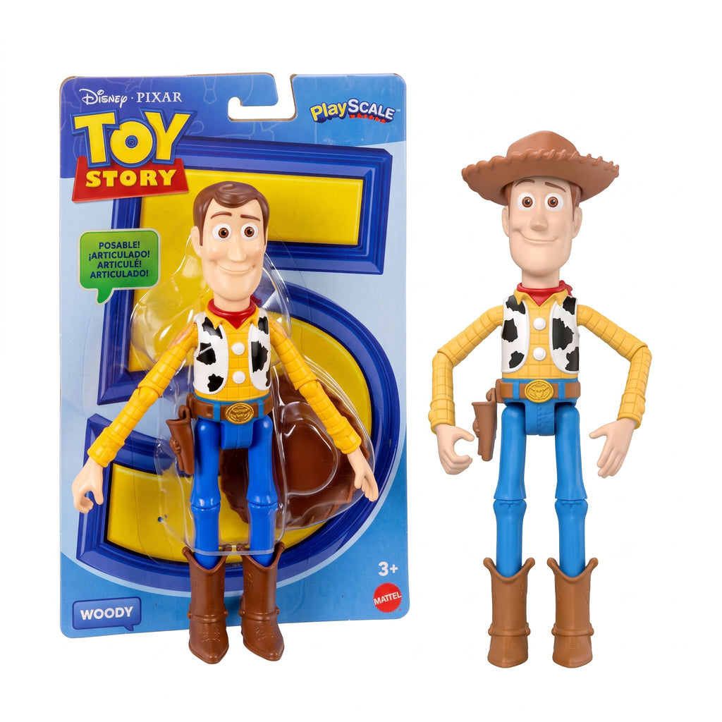 Boneco Articulado Xerife Woody Toy Story Mattel Disney Pixar