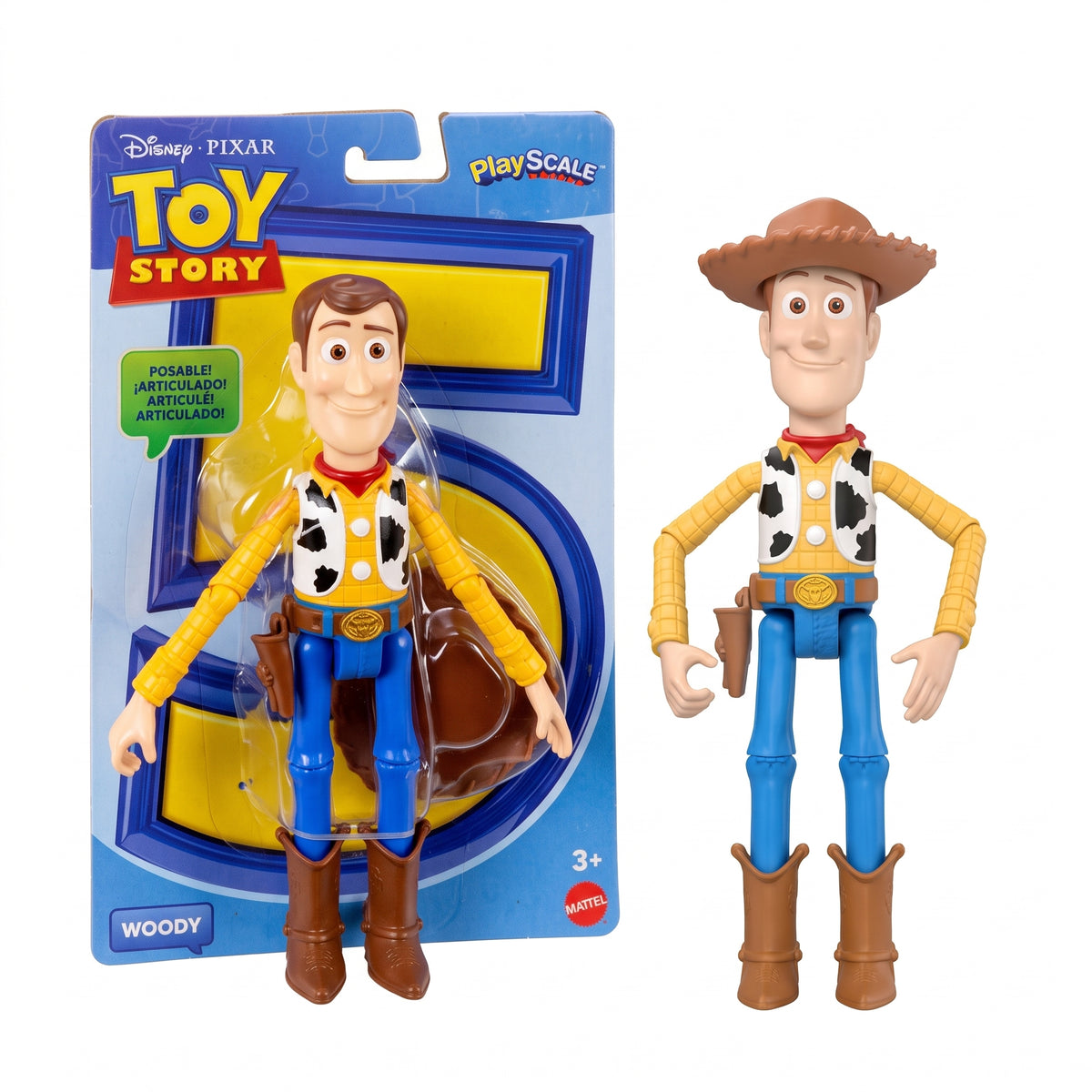 Boneco Articulado Xerife Woody Toy Story Mattel Disney Pixar