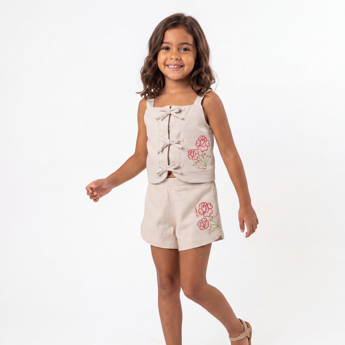 Conjunto Feminino Rosas Málagah