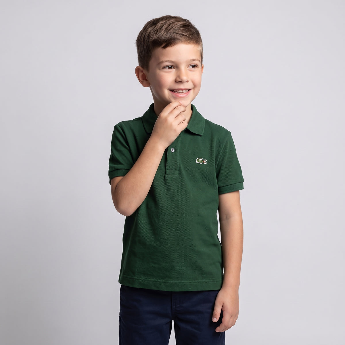 Camiseta Polo Lacoste Básica Piquet Bordada