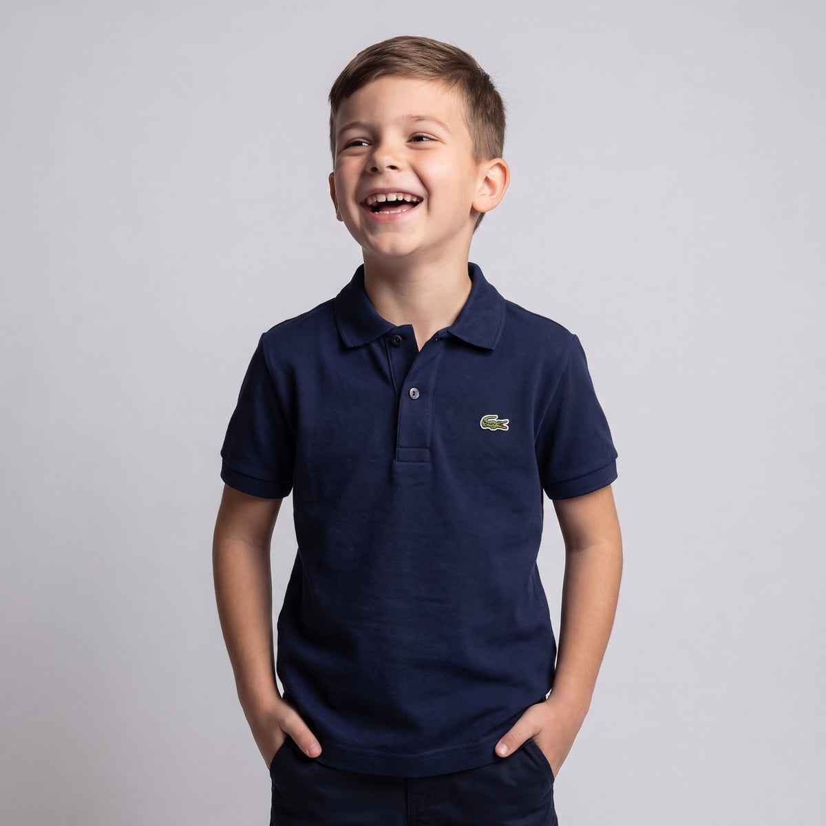 Camiseta Polo Lacoste Básica Piquet Bordada